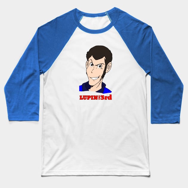 Lupin The Third Baseball T-Shirt by Beck’s Randoms